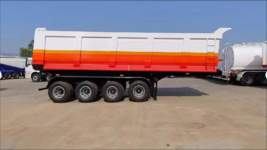 4 оси тяжелый полуприцеп-самосвал