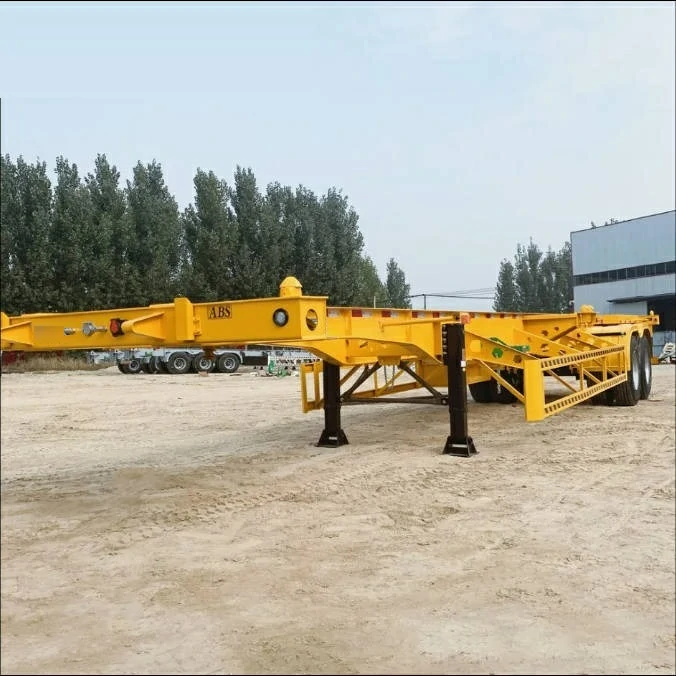 3 axles skeleton semi trailer (1) 3 axles skeleton semi trailer