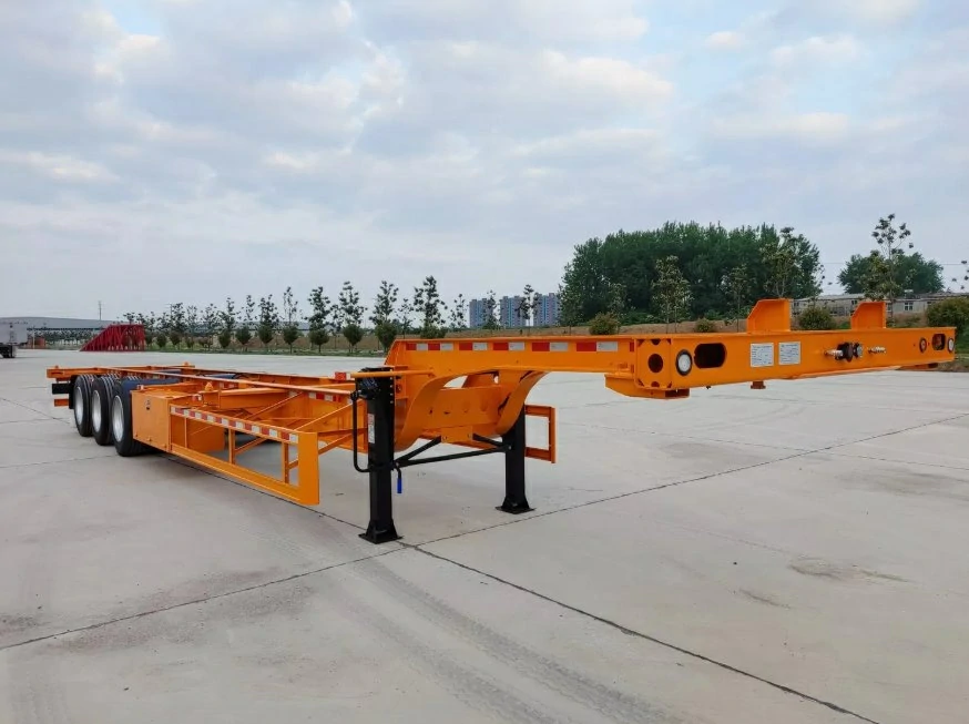 3 оси скелетный полуприцеп