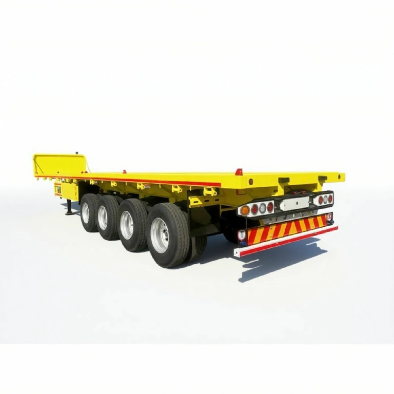 45 футов 4 оси бортовой полуприцеп для перевозки контейнеров (1) 45 футов 4 оси бортовой полуприцеп для перевозки контейнеров