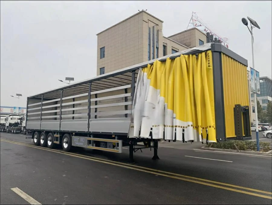 Curtain Side Semi Trailer (3) Curtain Side Semi Trailer