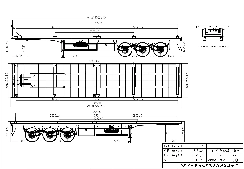 Semirremolque de plataforma